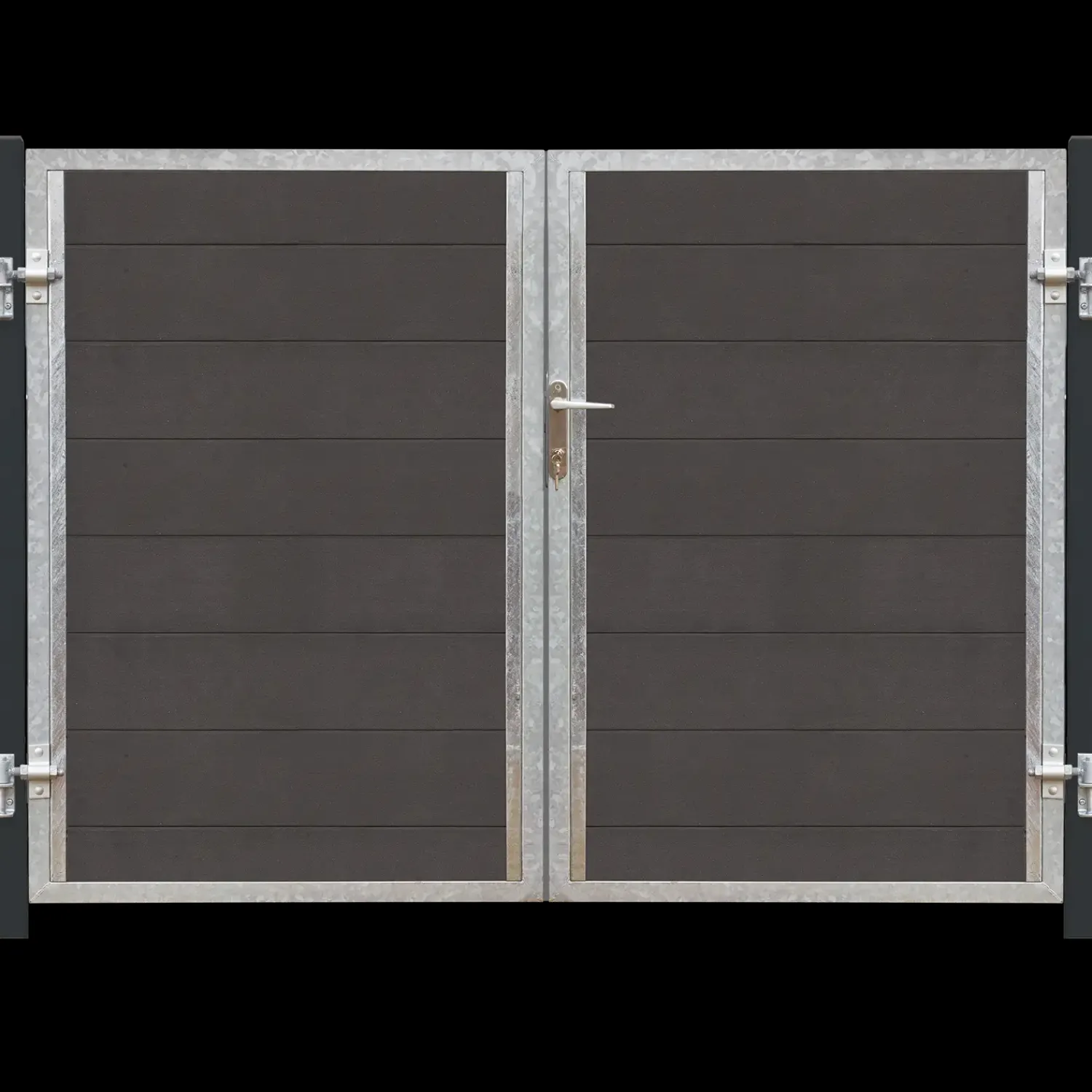 Best Plus Futura dobbeltlåge højrehængt 197x145 cm skifergrå