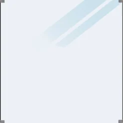 Hot Plus glashegn skråelement 90x180/127 cm frosted