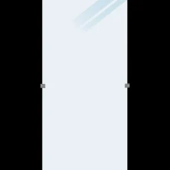 Plus Stål- Og Glashegn^glashegn 90x91 cm frosted