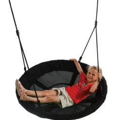 Børn Plus Gyngestativer^Gyngestativ Luksus inkl. rund redegynge  Sort