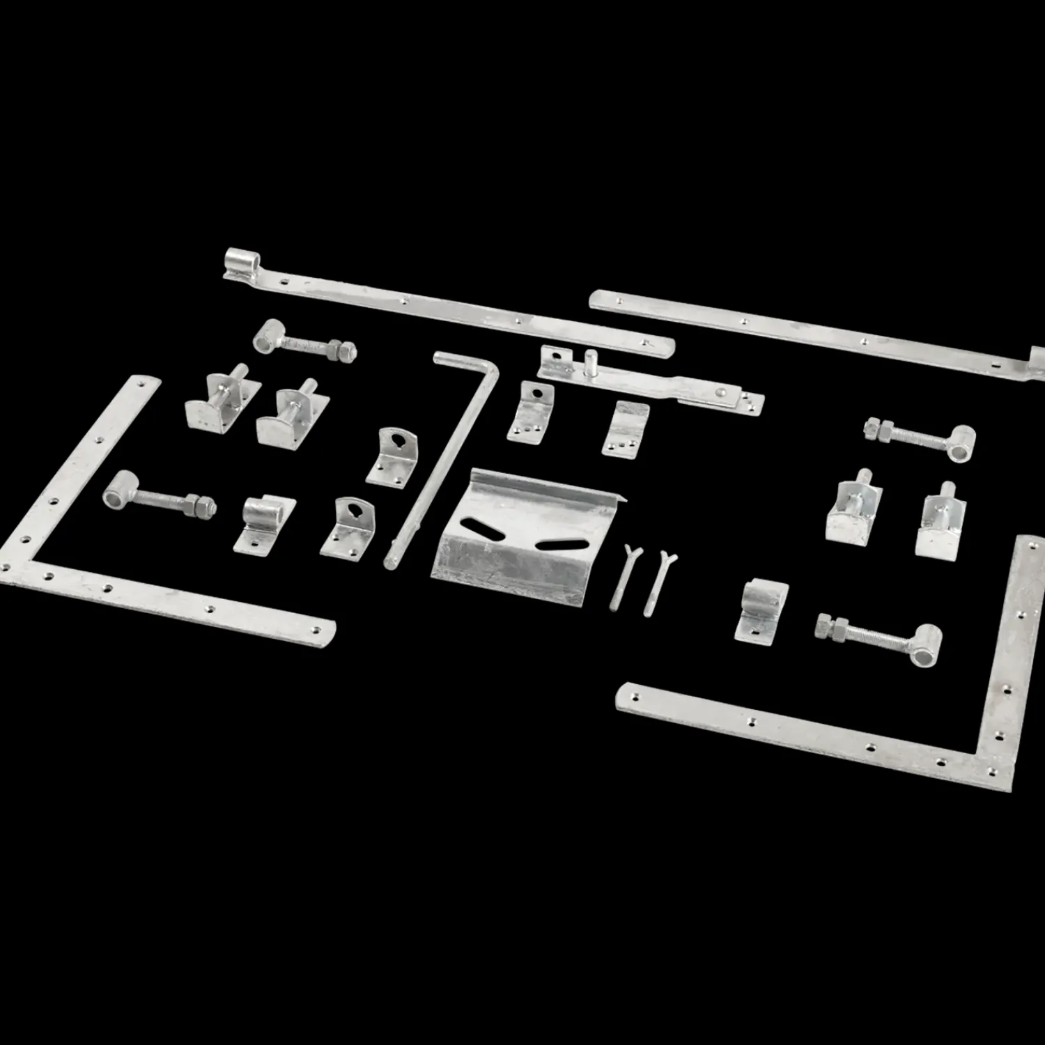 Plus Havelåger^Harmoni Dobbeltlåge inkl. beslag 200x140 cm sort