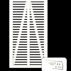 Discount Plus Harmoni Enkeltlåge inkl. beslag  100x180 cm hvid