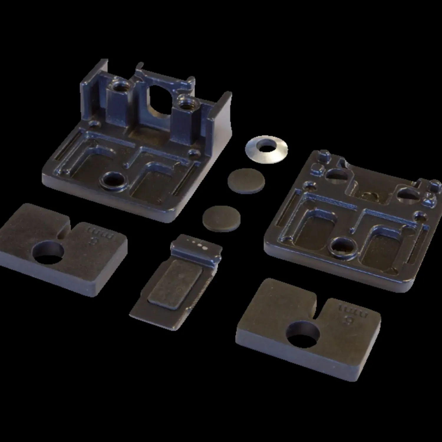 Hot Plus hærdet glaselement 86x91 cm frosted