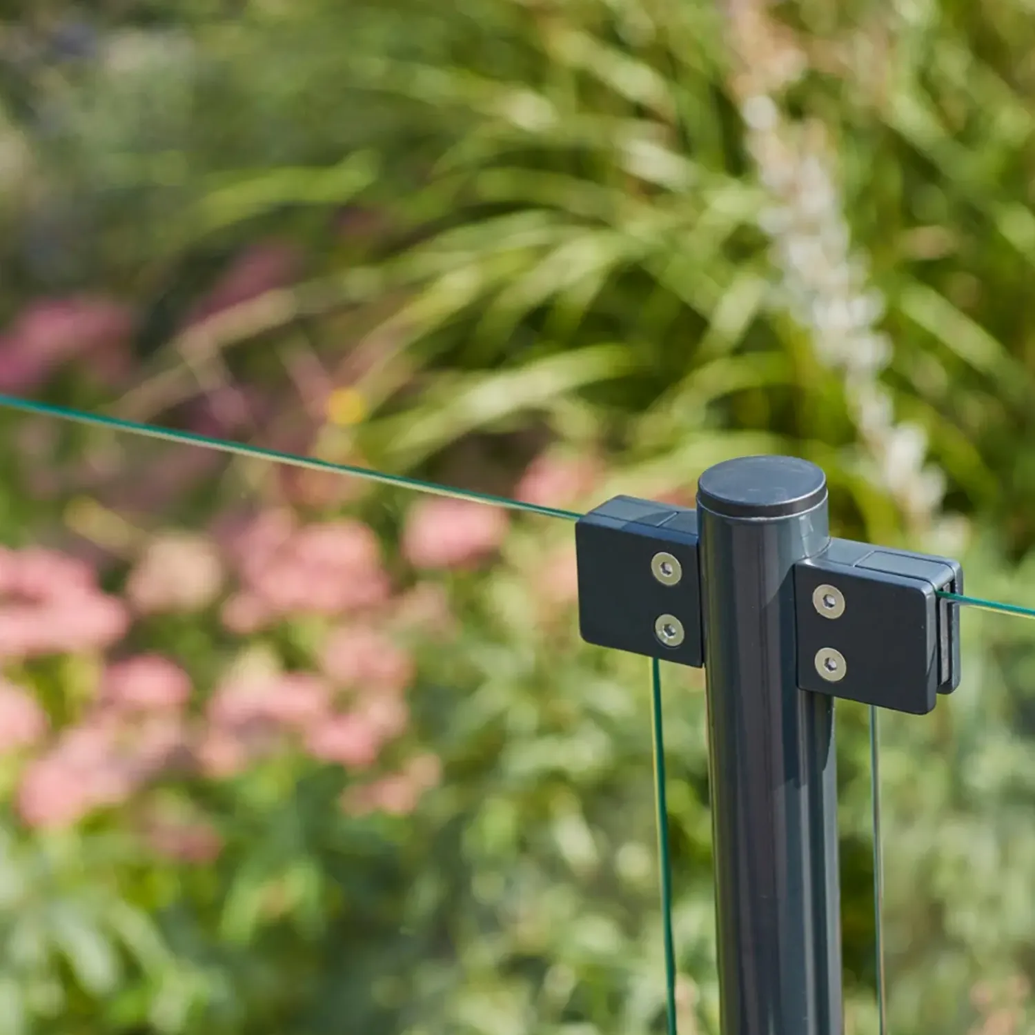 Hot Plus hærdet glaselement 86x91 cm frosted