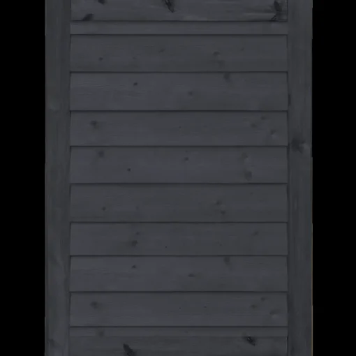 Outlet Plus Klink enkeltlåge 100x125 cm sort
