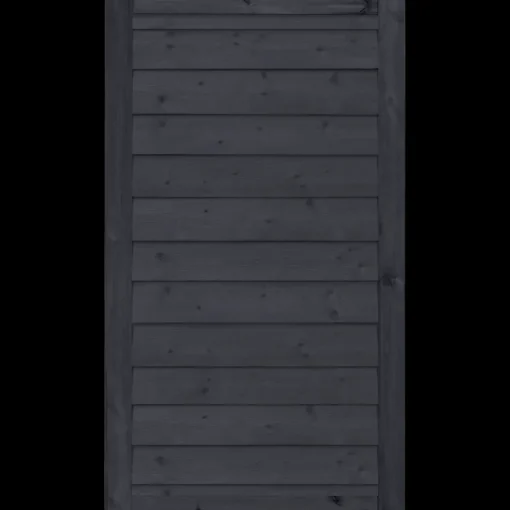Outlet Plus Klink enkeltlåge 100x125 cm sort