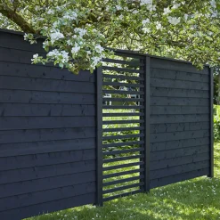 Online Plus Klink profilhegn 174x91 cm sort