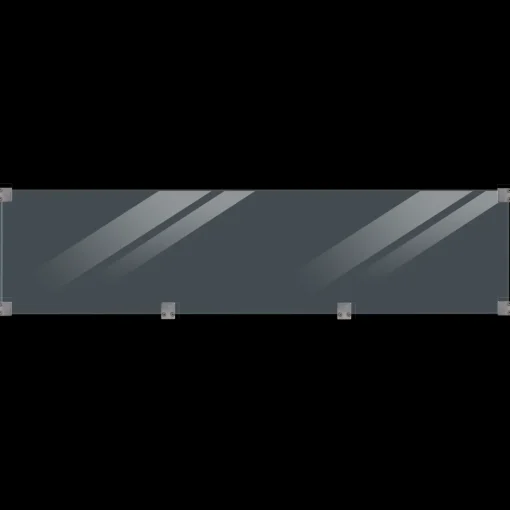 Plus Klink/Plank mellemtop/afslutning 174 cm sort