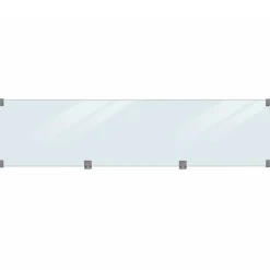 Plus Stolper Og Hegnspæle^krydsskåret profilstolpe m/1 spor 90x90 mmx længde 188 cm sort