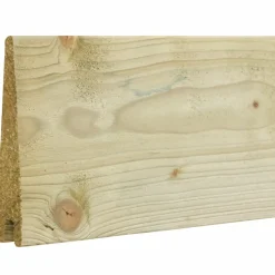 Plus Stolper Og Hegnspæle^krydsskåret profilstolpe m/1 spor 90x90 mmx længde 188 cm sort