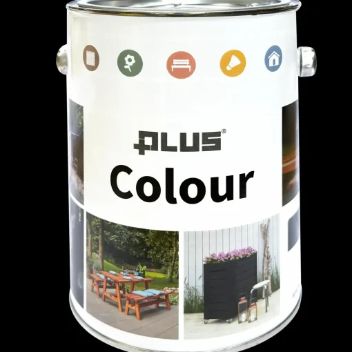 Outlet Plus lasurfarve Sort 2½ ltr.