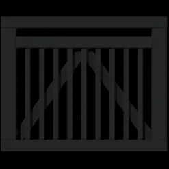 Plus Havelåger^Linea enkeltlåge 100x80 cm sort