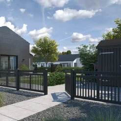 Plus Havelåger^Linea enkeltlåge 100x80 cm sort