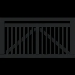 Plus Havelåger^Linea enkeltlåge 100x80 cm sort