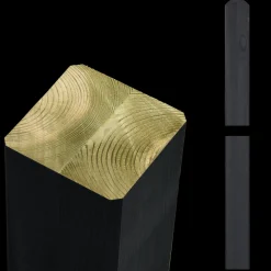 Plus Havelåger^Linea enkeltlåge 100x80 cm sort