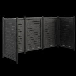 Clearance Plus Lund renovationsskjul 85x124x165 cm sort