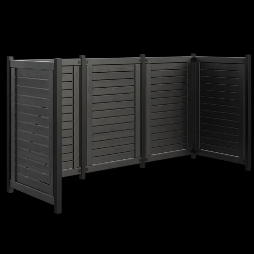 Clearance Plus Lund renovationsskjul 85x124x165 cm sort