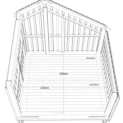 Discount Plus Multi shelter 2 moduler med shelter og opholdsrum Inkl. beslag/skruer og shelter bund