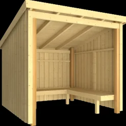 Hytter^Plus Nordic bålhytte 5 m2 - Type 1A