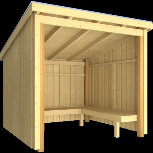 Hytter^Plus Nordic bålhytte 5 m2 - Type 1A