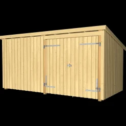 Outlet Plus Nordic Multi havehus 9,5 m² 2 moduler med dobbeltdør lukket front