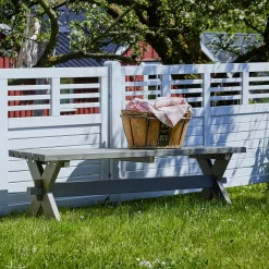 Plus Bord- Og Bænkesæt^Nostalgi Plankebænk 177 cm trykimp
