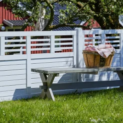 Plus Bord- Og Bænkesæt^Nostalgi Plankebænk 177 cm trykimp
