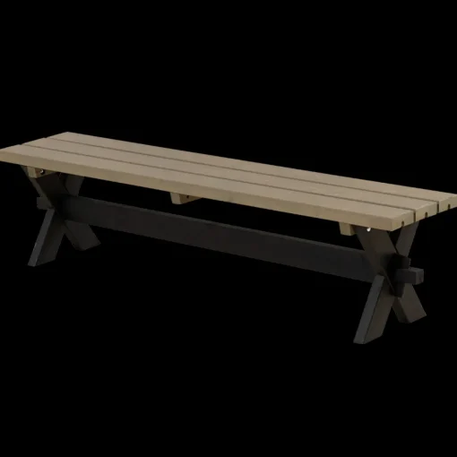 Plus Bord- Og Bænkesæt^Nostalgi Plankebænk 177 cm trykimp