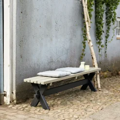 Plus Bord- Og Bænkesæt^Nostalgi Plankebænk 177 cm trykimp