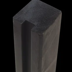 Best Plus omlimet profilstolpe m/1 spor 90x90 mm længde188 cm trykimprægneret