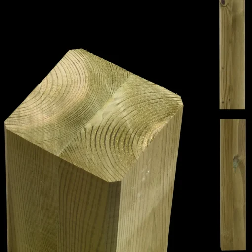 Plus Stolper Og Hegnspæle^Omlimet stolpe/drager  9x9x298 cm