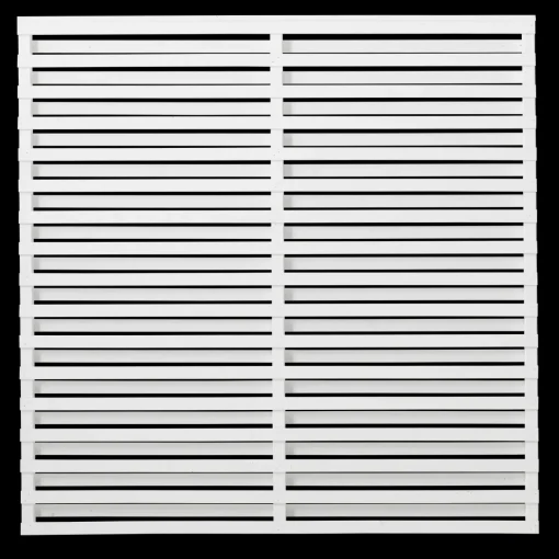Plus Lamelhegn^Osaka hegn 180x93 cm hvid