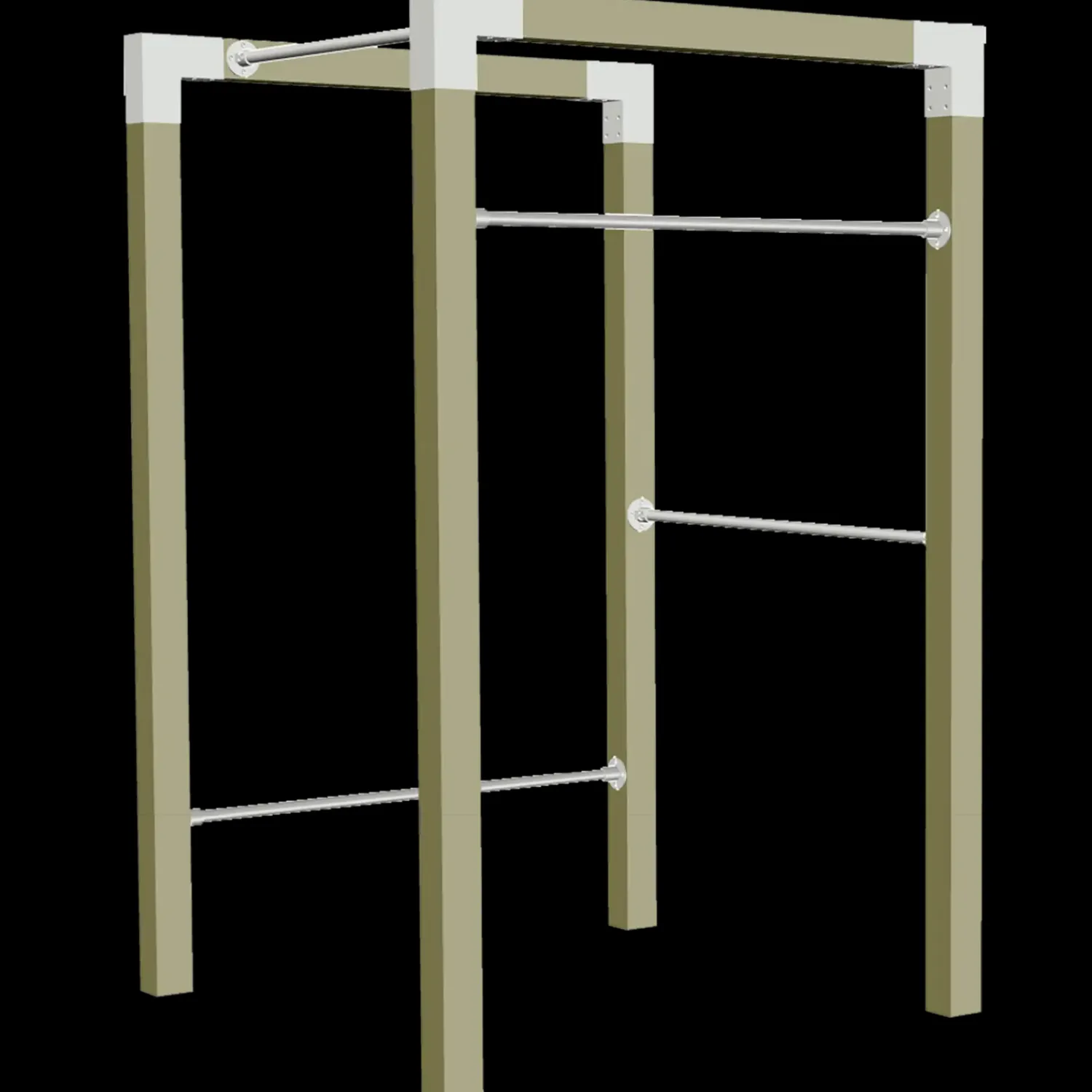 Plus Pergolaer Og Markiser|Legetårne^Outdoor fitness model 1 trykimprægneret