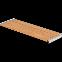 Clearance Plus PIPE højbed 140x140x36 cm lærketræ