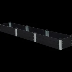 Outlet Plus PIPE højbed 80x80x36 cm sort