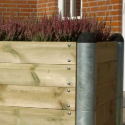 Plantekasser^Plus PIPE højbed 80x80x36 cm trykimprægneret