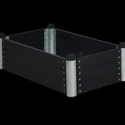 Plantekasser^Plus PIPE højbed 80x80x36 cm trykimprægneret