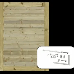 Clearance Plus Plank enkeltlåge inkl. beslag 100×125 cm
