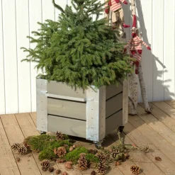 Plus Plantekasser^plantekasse 48x47x88 cm grundmalet sort