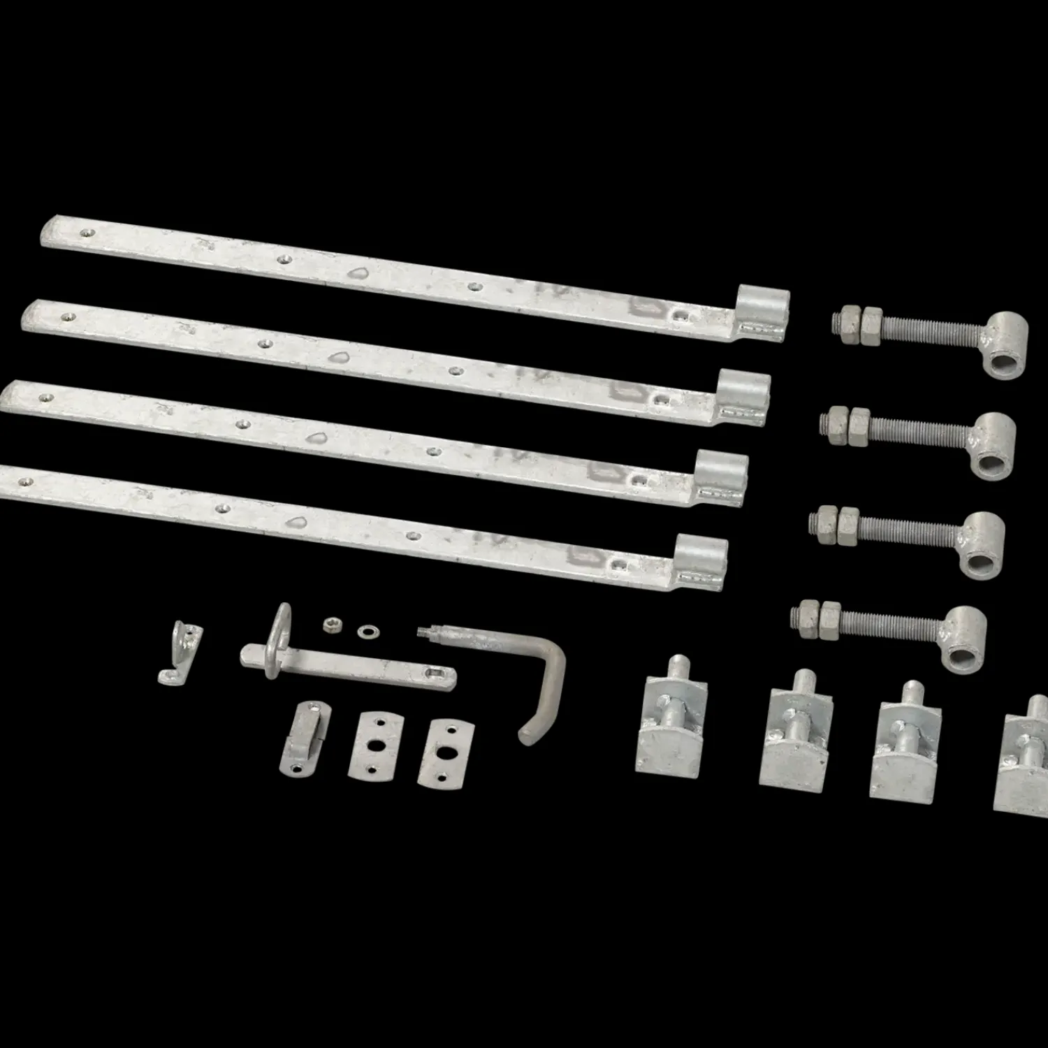 Hot Plus Retro dobbeltlåge inkl. beslag 300x80 cm hvid