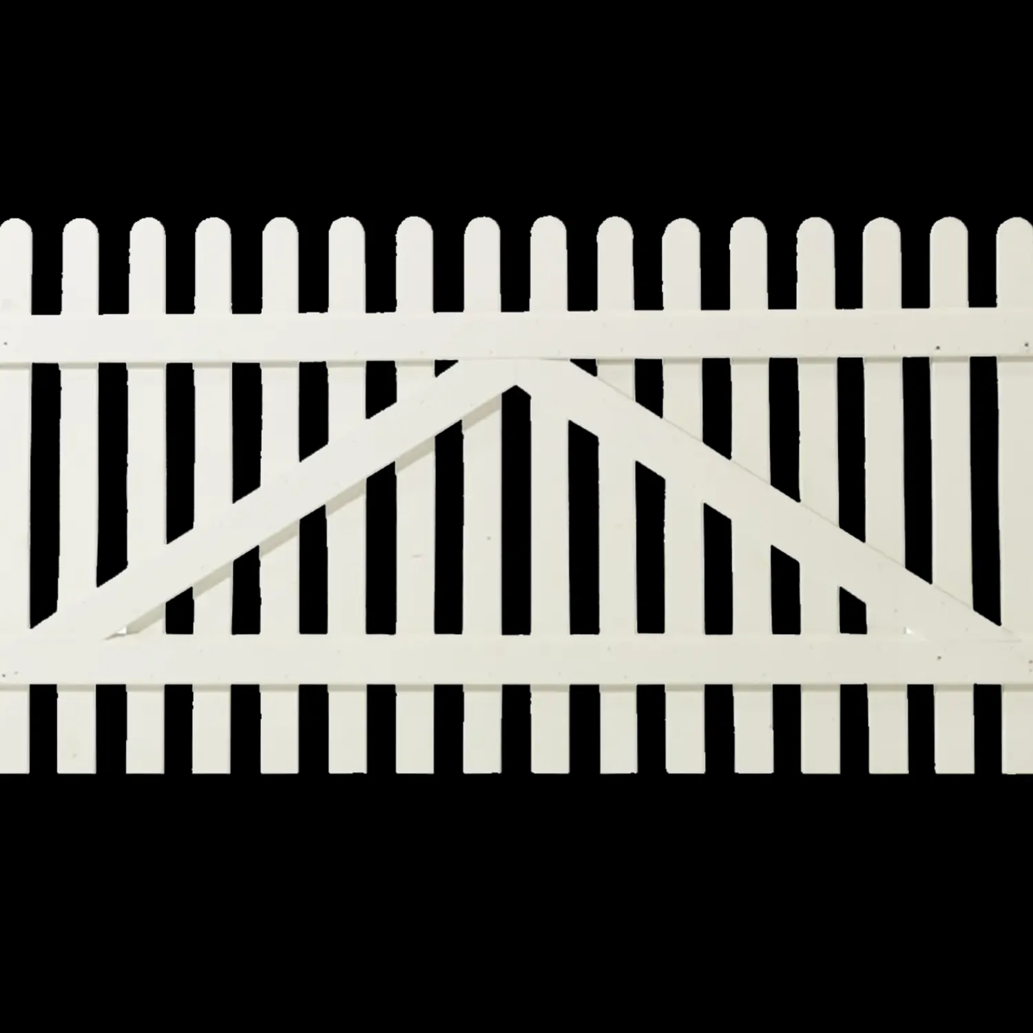 Hot Plus Retro dobbeltlåge inkl. beslag 300x80 cm hvid