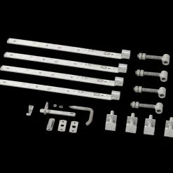 Hot Plus Retro dobbeltlåge inkl. beslag 300x80 cm hvid