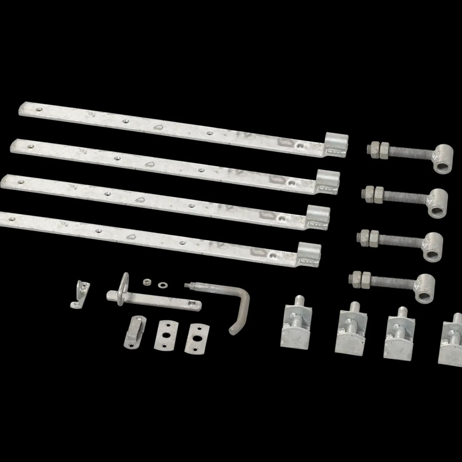 Hot Plus Retro dobbeltlåge inkl. beslag 300x80 cm hvid