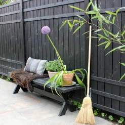 Plus Havelåger^Rustik enkeltlåge 100x138 cm sort