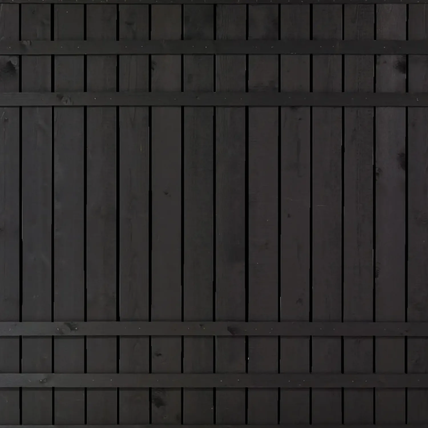 Discount Plus Rustik hegn 180x138 cm sort