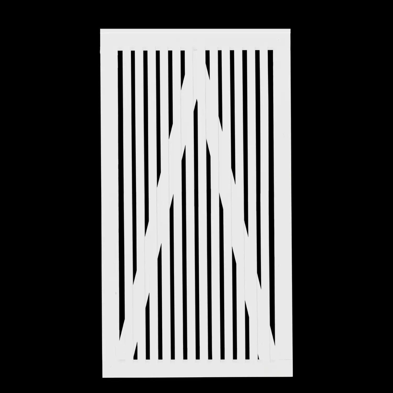 Plus Havelåger^Sendai enkeltlåge 100x80 cm hvid