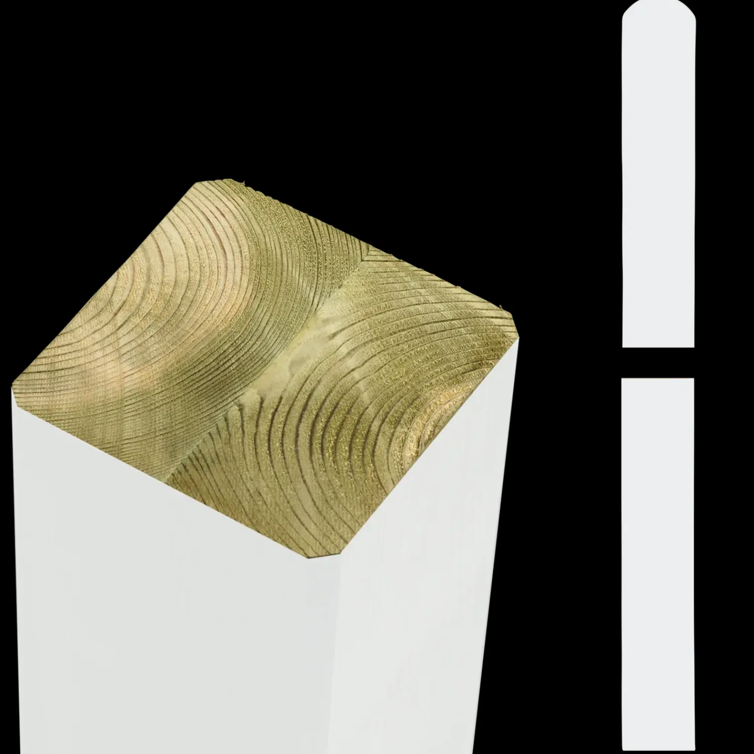 Plus Havelåger^Sendai enkeltlåge 100x80 cm hvid