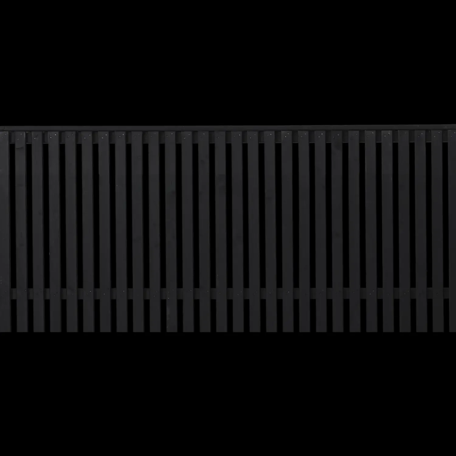 Plus Lamelhegn^Sendai hegn 180x80 cm sort