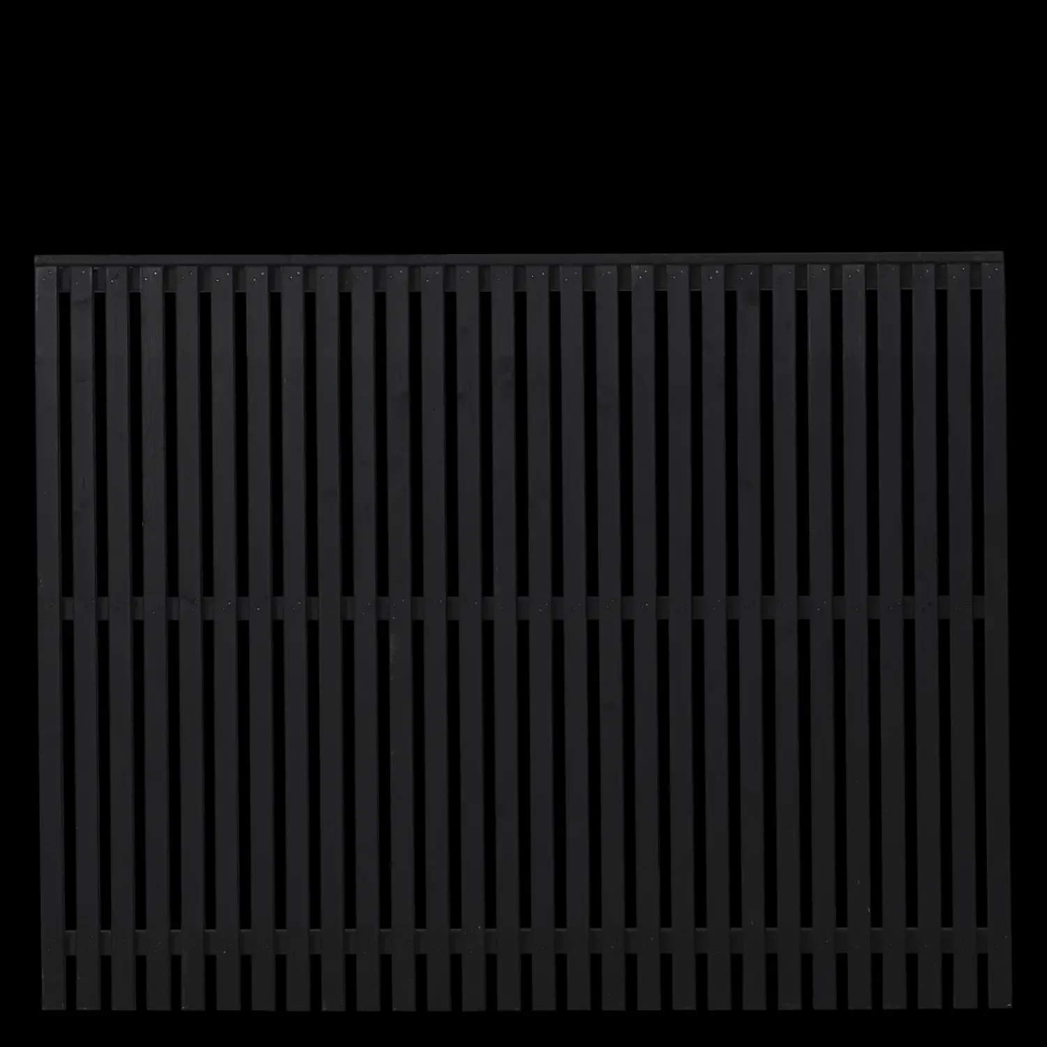 Plus Lamelhegn^Sendai hegn 180x80 cm sort