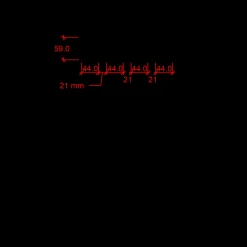 Plus Lamelhegn^Sendai hegn 180x80 cm sort